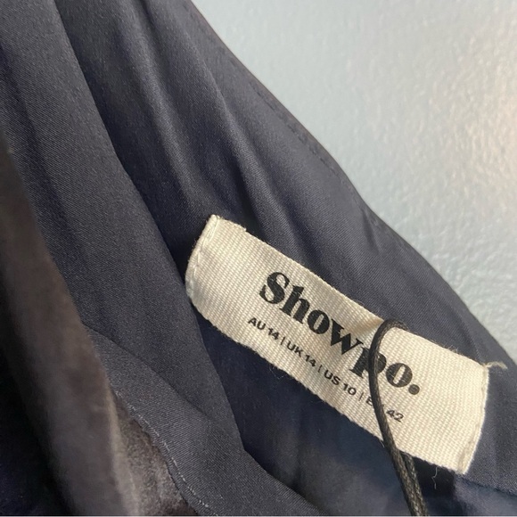 Showpo Felt So Happy Dress In Navy NWT - Picture 4 of 11
